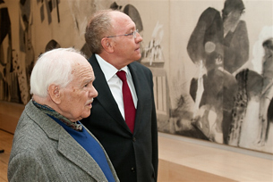 Fernando Baganha com o Mestre J&uacute;lio Resende
